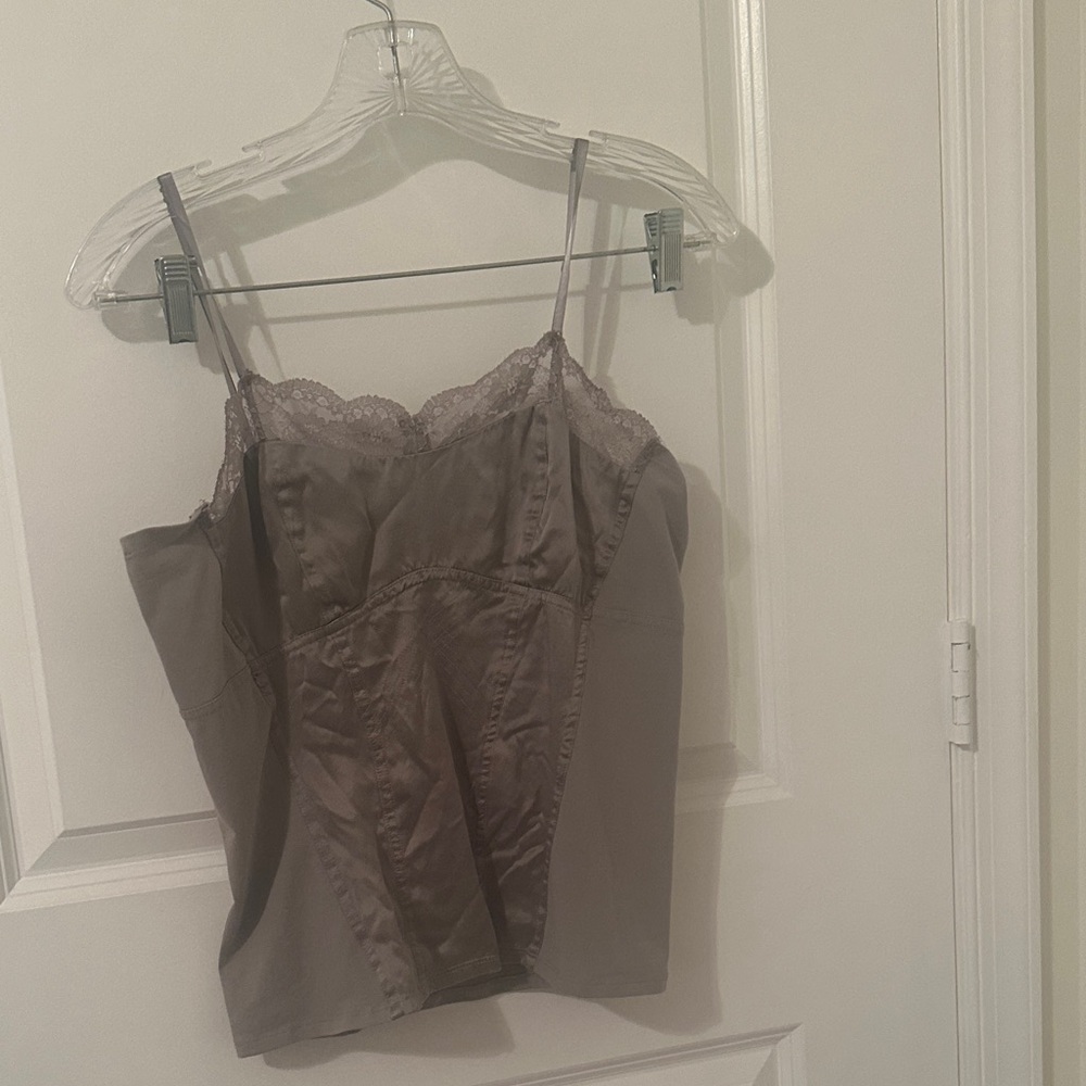 Anne Klein Taupe Lace Camisole
